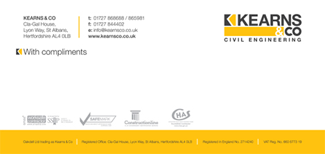Mike Higgs | Case Study | Kearns&Co Compliment Slip