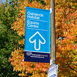 Mike Higgs | Large Format | Oaklands College Outdoor Signage 02